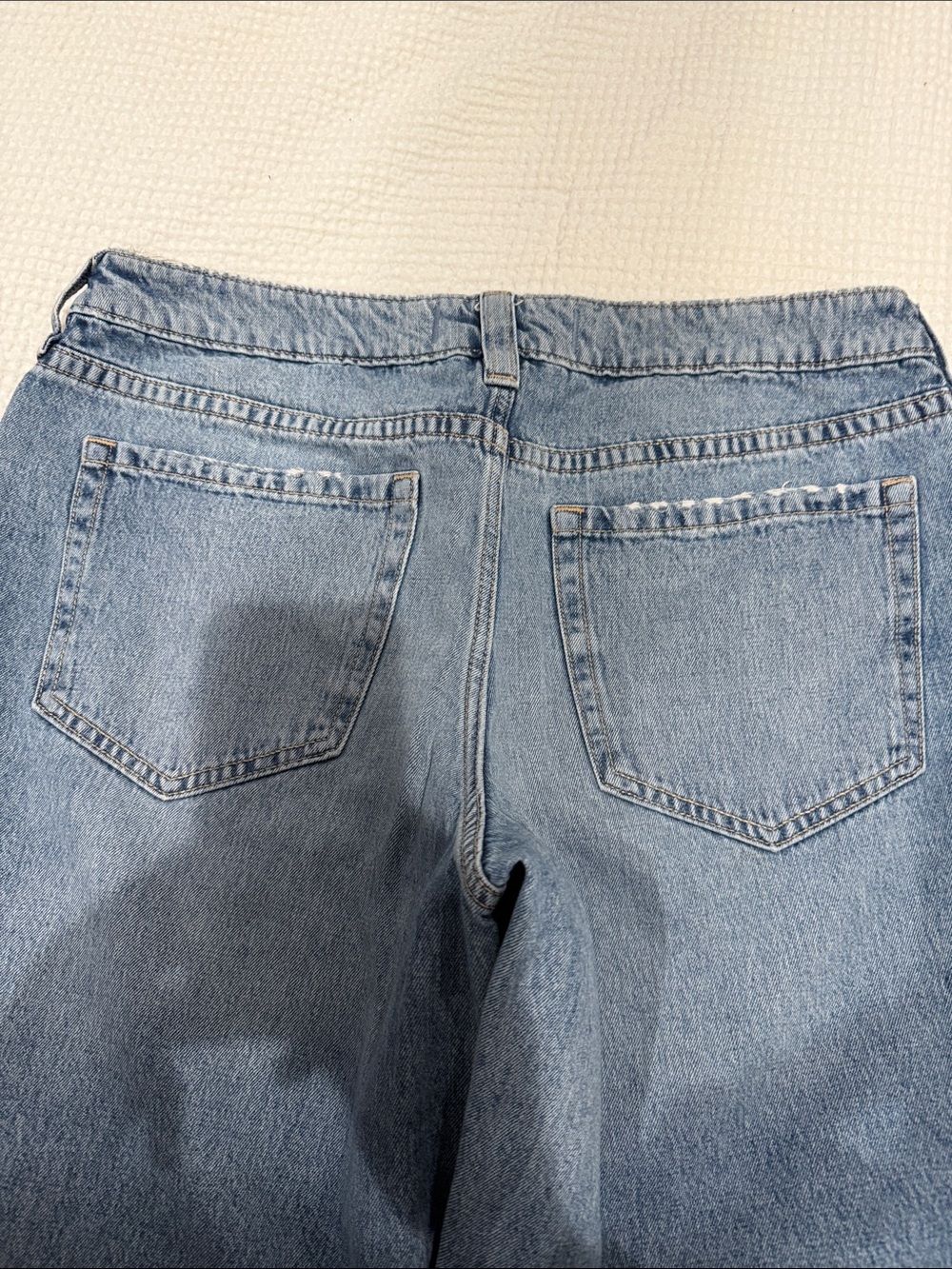 Hollister Faded Blue Low-Rise Super Baggy Jeans - Picture 5 of 5